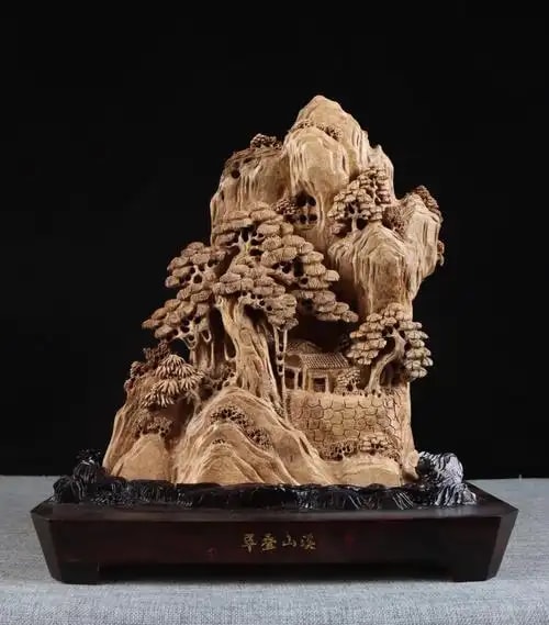 木雕摆件