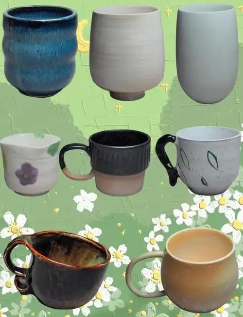 陶艺茶杯